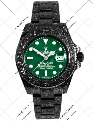 Submariner skull black green